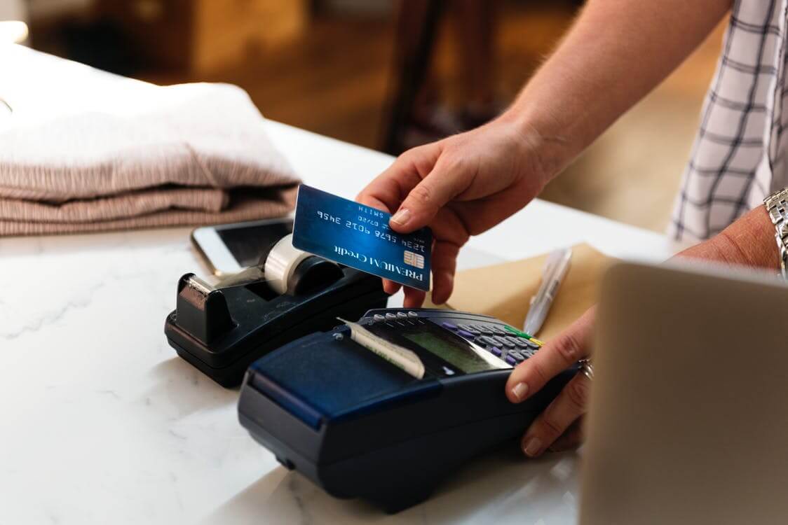 Image of card payment reader